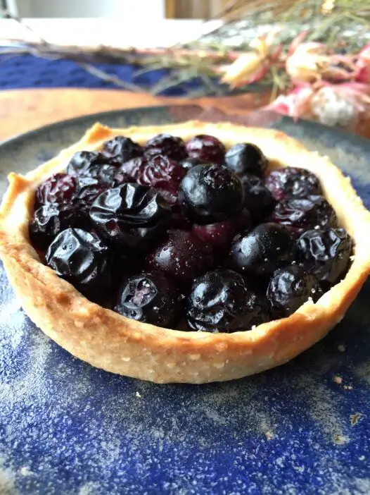 show Blueberry pie